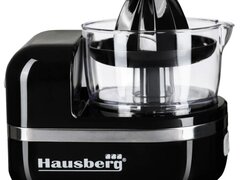 Robot bucatarie 3 in 1 Hausberg HB-7521NG, 5 palnii, 180 RPM, 150 W, Negru